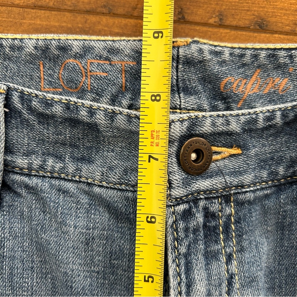 Loft Straight Leg Crop Pants - Picture 7 of 9